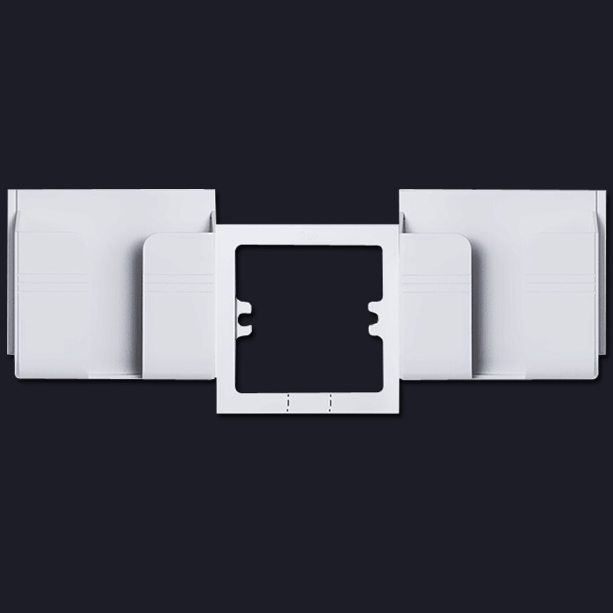JIUBEI-soporte de pared para teléfono inteligente, accesorio Blanco, Negro, dorado, accesorios para Smartphone, soporte para dos teléfonos