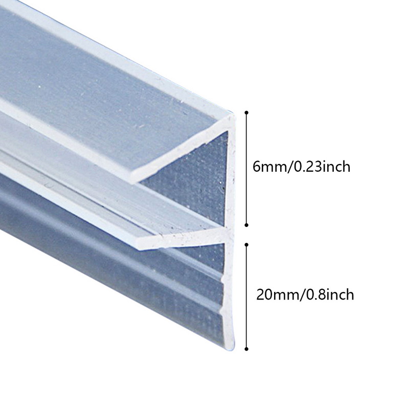 1 M 6-12mm Verruim F U H Vorm Glazen Deur Afdichtingen Silicone Rubber Douche Deur Venster glas Afdichting Strip Afdichting Raam Deur