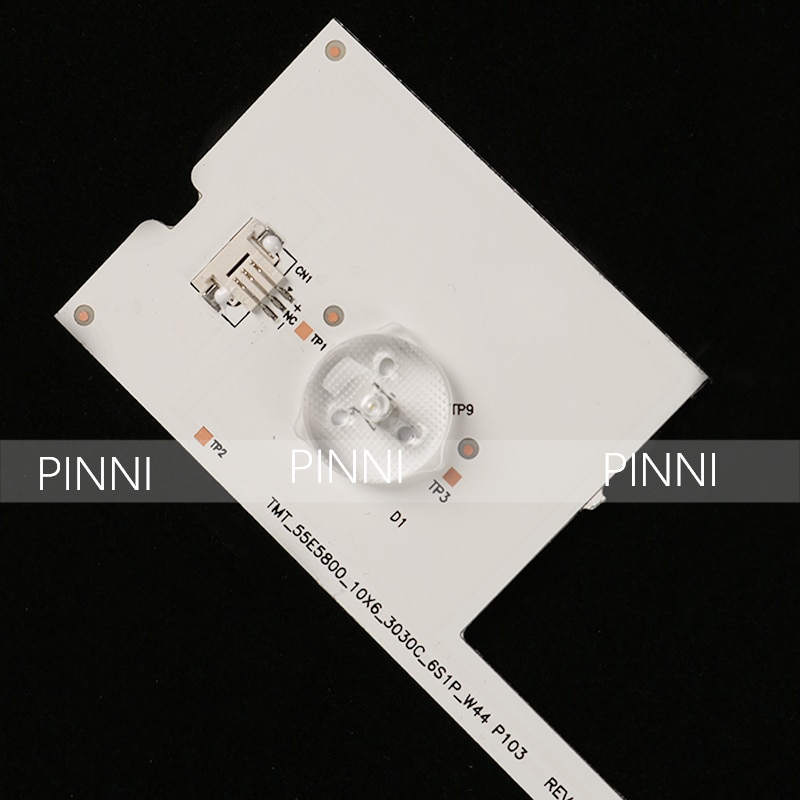 10Pc=1set FOR 55 inch TCL TV Backlight Bar TMT-55E5800-10X6-3030C-6S1P-W44 YHF-4C-LB5506-YH1 TCL L55E5800A-UD D55A620U