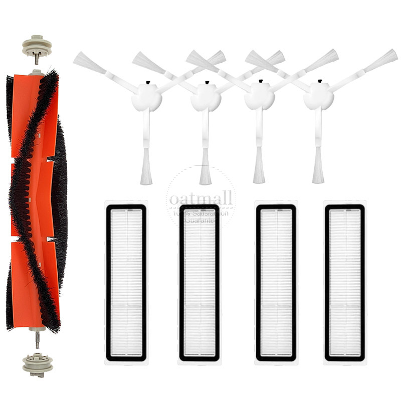 Akcesoria do Xiaomi Dreame D9/D9 Pro/L10 Pro, części zamienne do robota odkurzającego, zestaw zamienny, szczotka główna, filtr HEPA, ściereczka do mopa, materiały eksploatacyjne: Złota