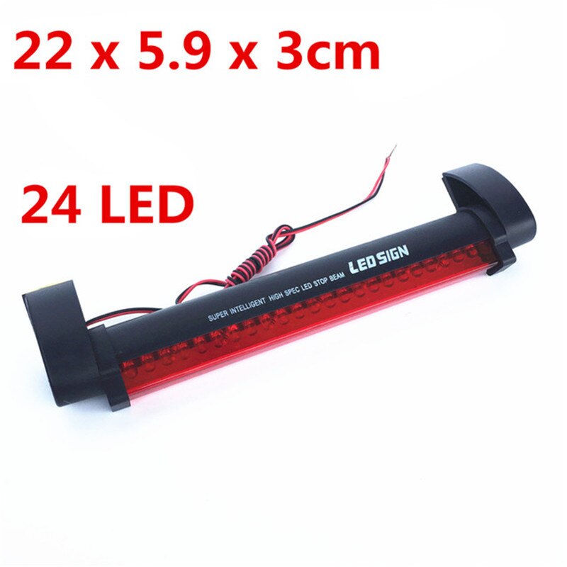Feu Stop LED Universel – 3ème Feu – Rouge – 12V – 5 LEDs – Neuf