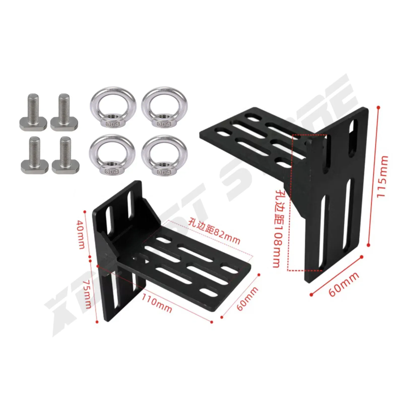 Car Universal Awning Support Bracket Auto Awning Holder Side Tent Awning Bracket Side Tent Bracket Roof Car Accessories