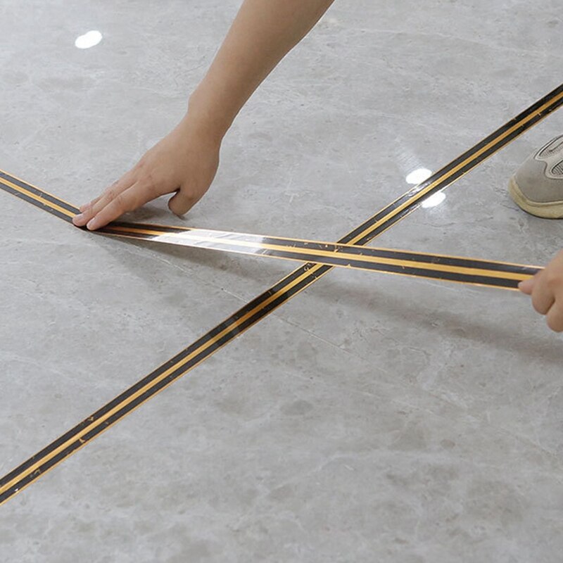 Floor Tile Beautiful Edge Line Beautiful Seam Stick Strip Waterproof Stick Strip Skirting Line Self-Adhesive