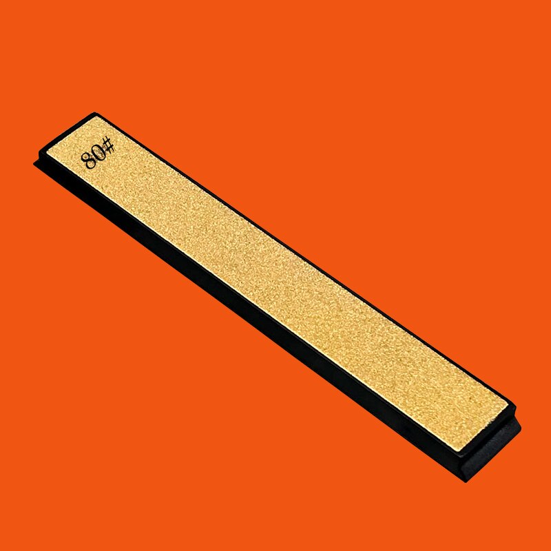 [ Golden ] Diamondnal Knife Sharpener Replacement Fixed Angle Sharpening Stone System Grinding Bar Diamond Whetstone Oil Stone: Grit 80