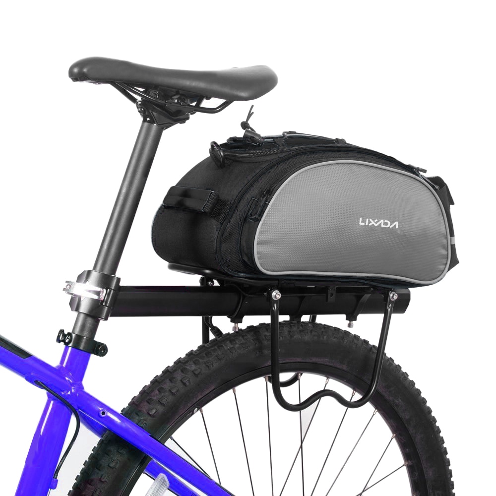Lixada 13L Multifunctionele Fiets Rear Seat Bag Outdoor Fietsen Bike Rack Seat Bag Kofferbak Fietstas Achterbank Tas Handtas