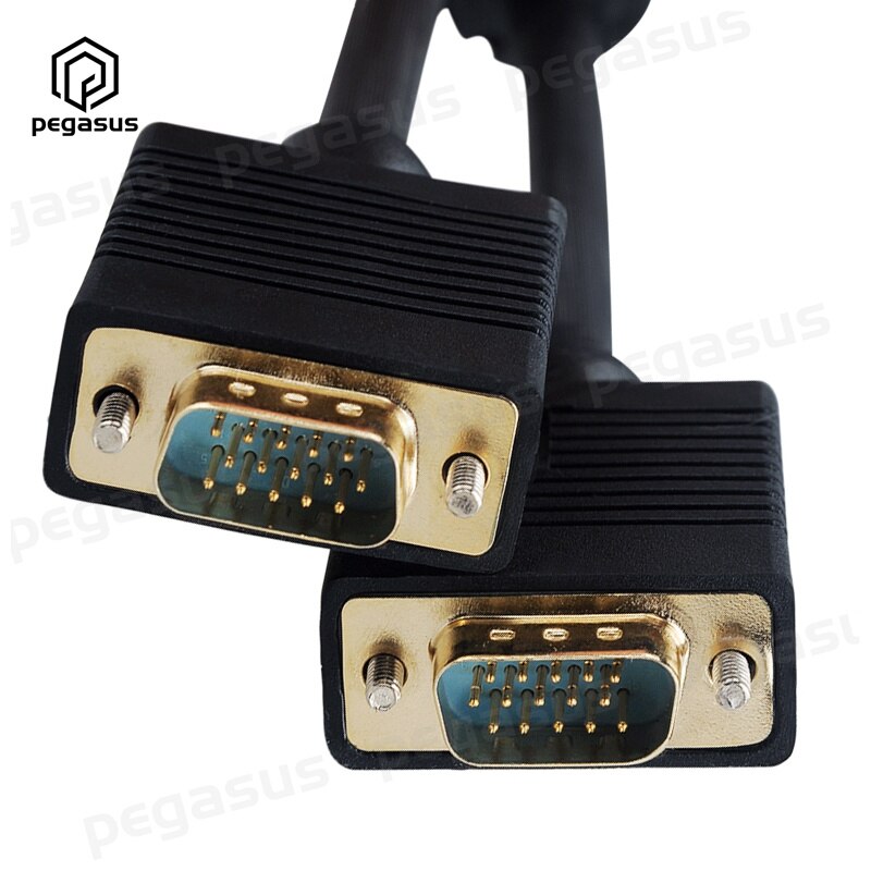 Cable de cobre puro para Monitor de ordenador, 3 + 4VGA macho a macho, para proyector, conexión HDTV