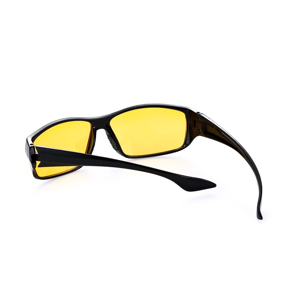 Night Driving Glasses Anti Glare Night Vision Glasses Polarized Yellow Tint Fit Over Wrap Around Prescription Eyewear for Men