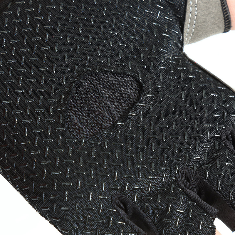 Guantes de gimnasio Guantes sin dedos Guantes antideslizantes que absorben los golpes Guantes transpirables Guantes deportivos para entrenamiento Levantamiento de pesas Ciclismo