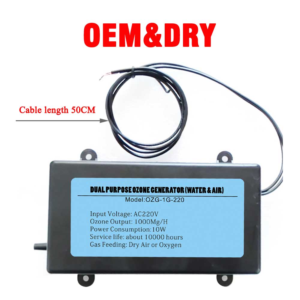 Corona Discharge Ozone Generator 1000MG for Plug EU/US/UK/OEM Optional Connect TUYA Smart Products: OEM