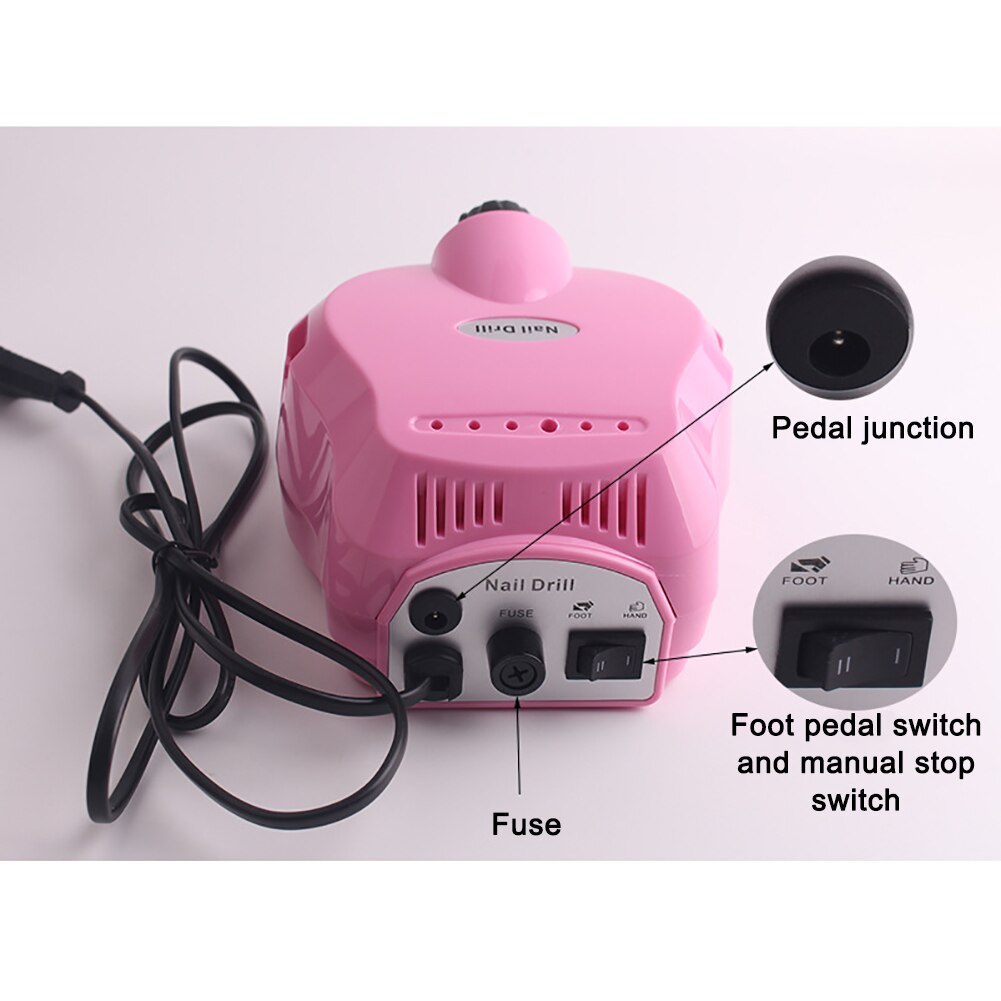 Nagel elektrische manicure machine pedicure frees voor thuisgebruik