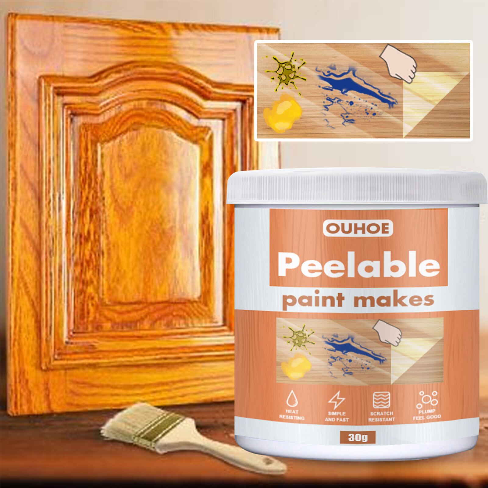 Meubels Peelable Verf Booth Coating Peelable Verf Maak Uw Meubels Laatste Longerpaint Thuis Tool