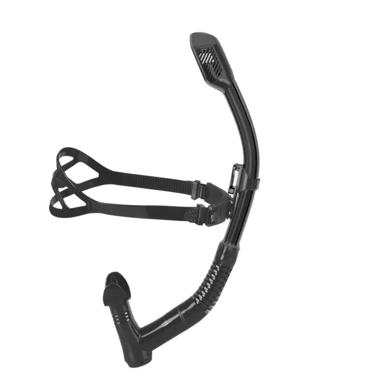 Snorkeling da nuoto per allenamento Nuoto Snorkel asciutto anteriore Colpo Nuoto Immersioni Snorkeling, Piscina Acqua aperta: WHITE