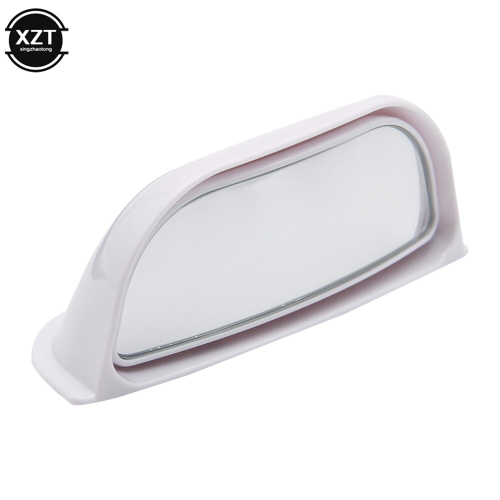 Universal Car Rear View Mirror Wide-angle Blind Spot Mirror Rearview Mirrors for Second-row Seats Auxiliary Observation Mirror: Ivory