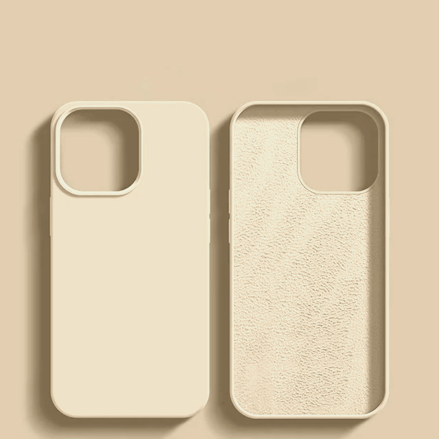 Funda de teléfono de lujo a prueba de golpes 16 Pro Max para iPhone 16 Pro Max, fundas de silicona líquida para Apple iPhone 16 Plus, funda suave para parachoques: ABS / Blanco