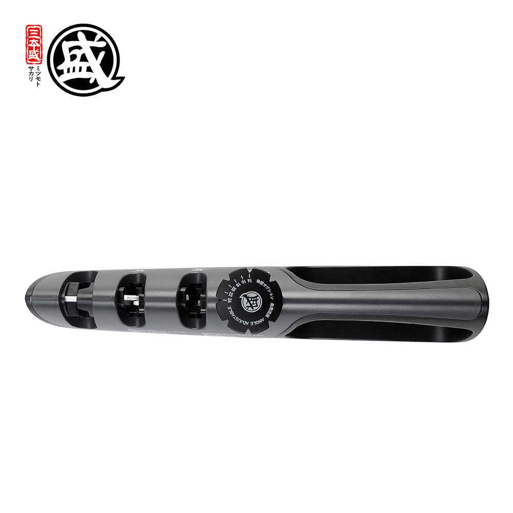 MITSUMOTO SAKARI-afilador de cuchillos ajustable 3 en 1, herramienta multifuncional japonesa para afilar, tijeras para moler
