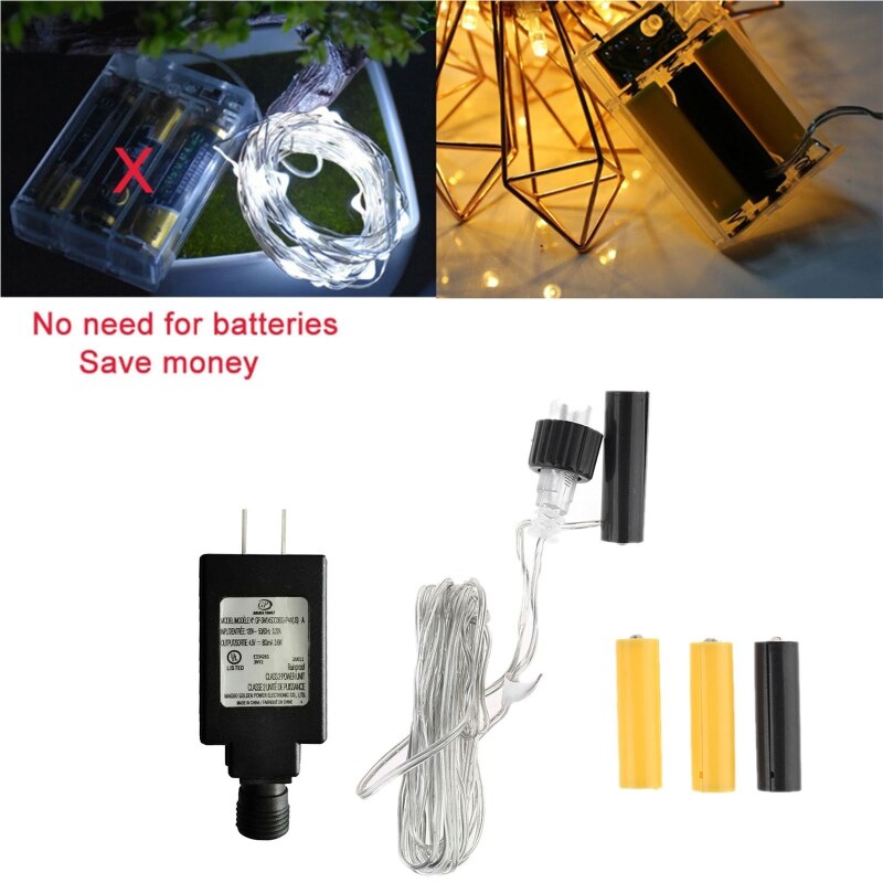 US UK Plug AA AAA Battery Eliminator Replace 2x 3x AA AAA Battery Power Supply Adapter for Radio LED Light Electric Toy
