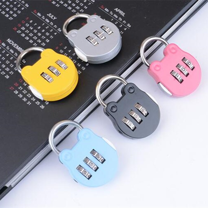 Mini Luggage Travel Digit Number Code Lock Combination Padlock Safe Lock for Gym Digital Locker Suitcase Drawer Lock Hardware