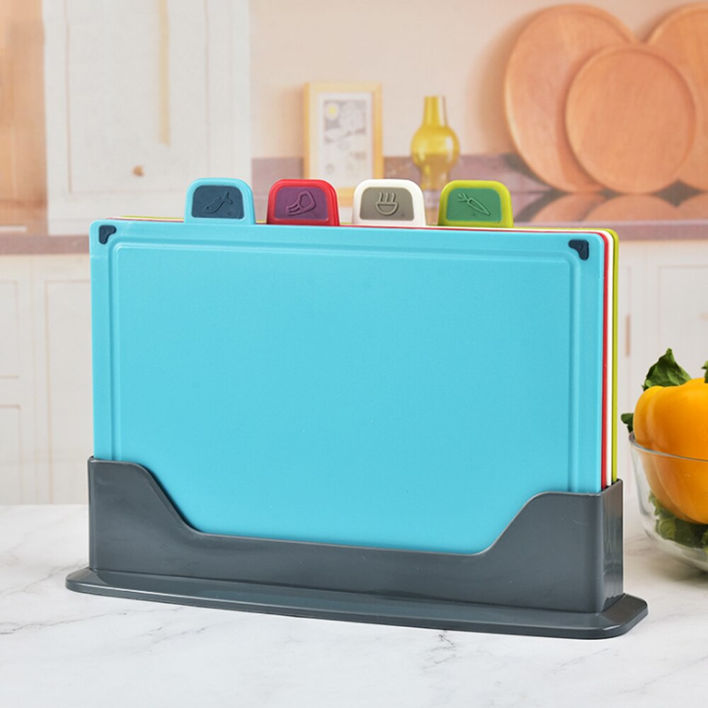 Portable Cutting Mat Set Colorful Kitchen Cutting Board Set Super Easy Clean Modern Cutting Boards Nice Flexible Non-Stick