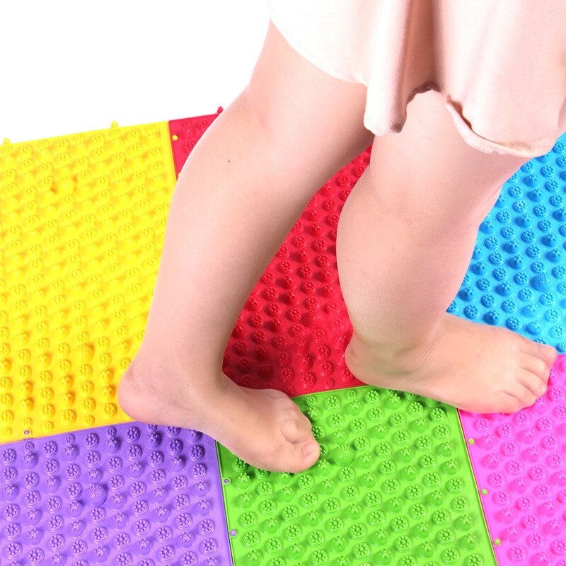 1Pc Reflexologie Voetmassage Pad Teen Druk Plaat Mat Bloedsomloop Shiatsu Mat
