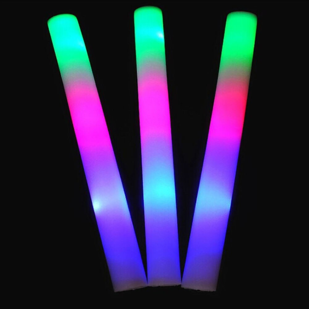 5 stk / parti 6 tommer flerfarvet glødepind kemisk lyspind camping nøddekoration festklubber leverer kemisk fluorescerende: Flerfarvet