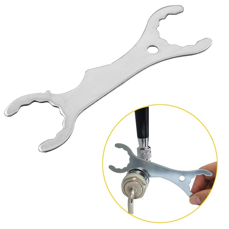 Beer Faucet Wrench Multifunctional Faucet Spanner Brewing Wrench for Tap Beer Tower Coupler Multi-Use Faucet Key Tool