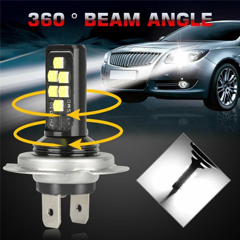 1PC 60W 6000K LED Auto Birne Auto H7 H4 Combo LED Scheinwerfer Bausatz Lampen Hohe Abblendlicht 52000LM Auto Scheinwerfer Birne DC 12V Auto Licht