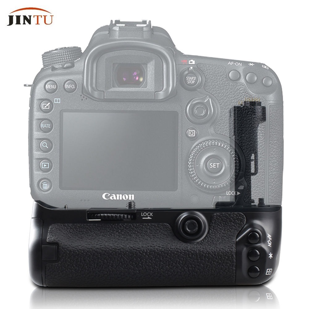 JINTU Deluxe Power Grip for Canon EOS 5D Mark III - AA Battery Tray - Contact Cover - JINTU 1 Year Limited Warranty