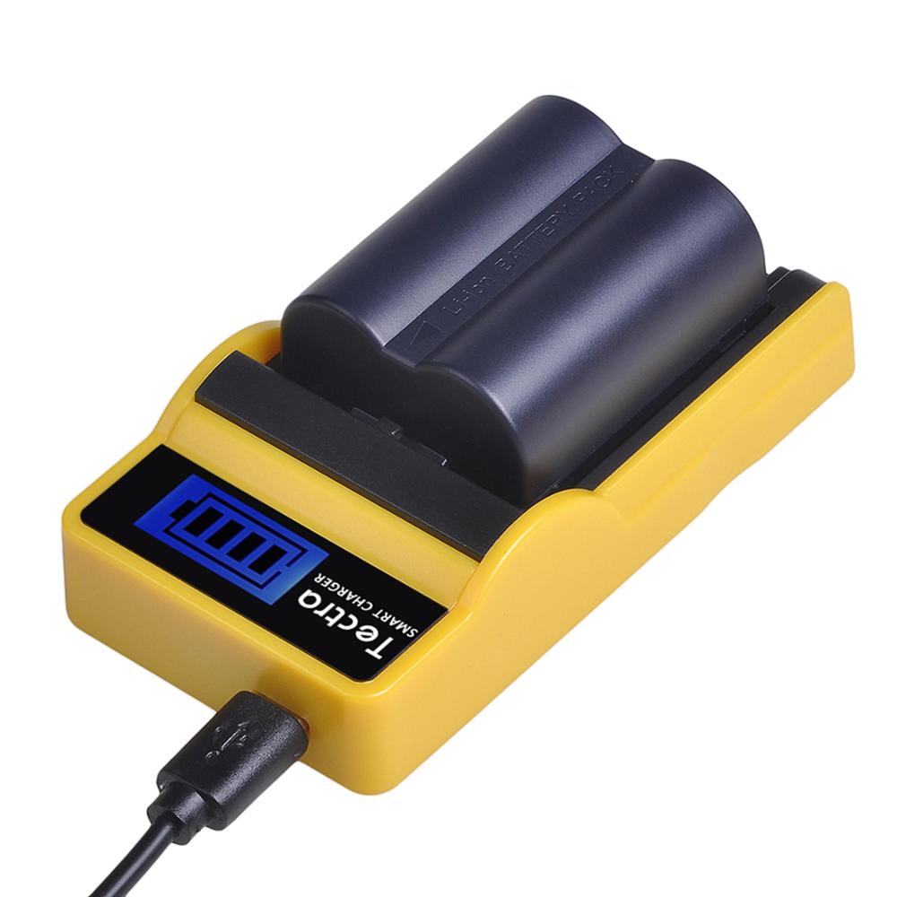3pc CGA-S006 DMW-BMA7 S006 CGR-S006E CGA S006 batería Li-Ion + cargador USB con LCD para Panasonic DMC FZ7 FZ8 FZ18 FZ28 FZ50 FZ30