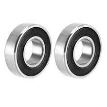 Rodamientos de sección delgada para bicicleta, accesorios de acero inoxidable plateado, 61900-2RS (6900-2RS), 10x22x6mm, 2 uds.