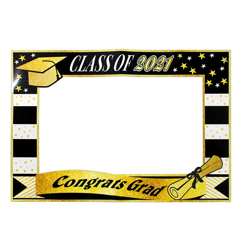 Graduation Photo Booth Frame Paper Selfie Photo Frame Props Party Decoration Supplies