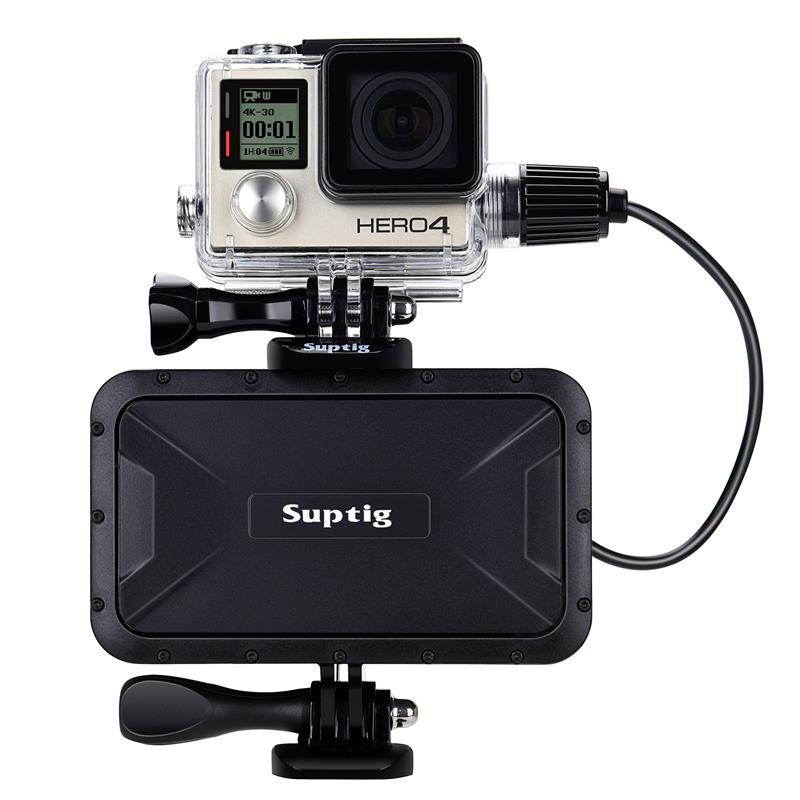 Suptig – chargeur de batterie 7800mAh, boîtier étanche pour caméra GoPro Hero 10/9/8/7/5/4/3 +/3 Action