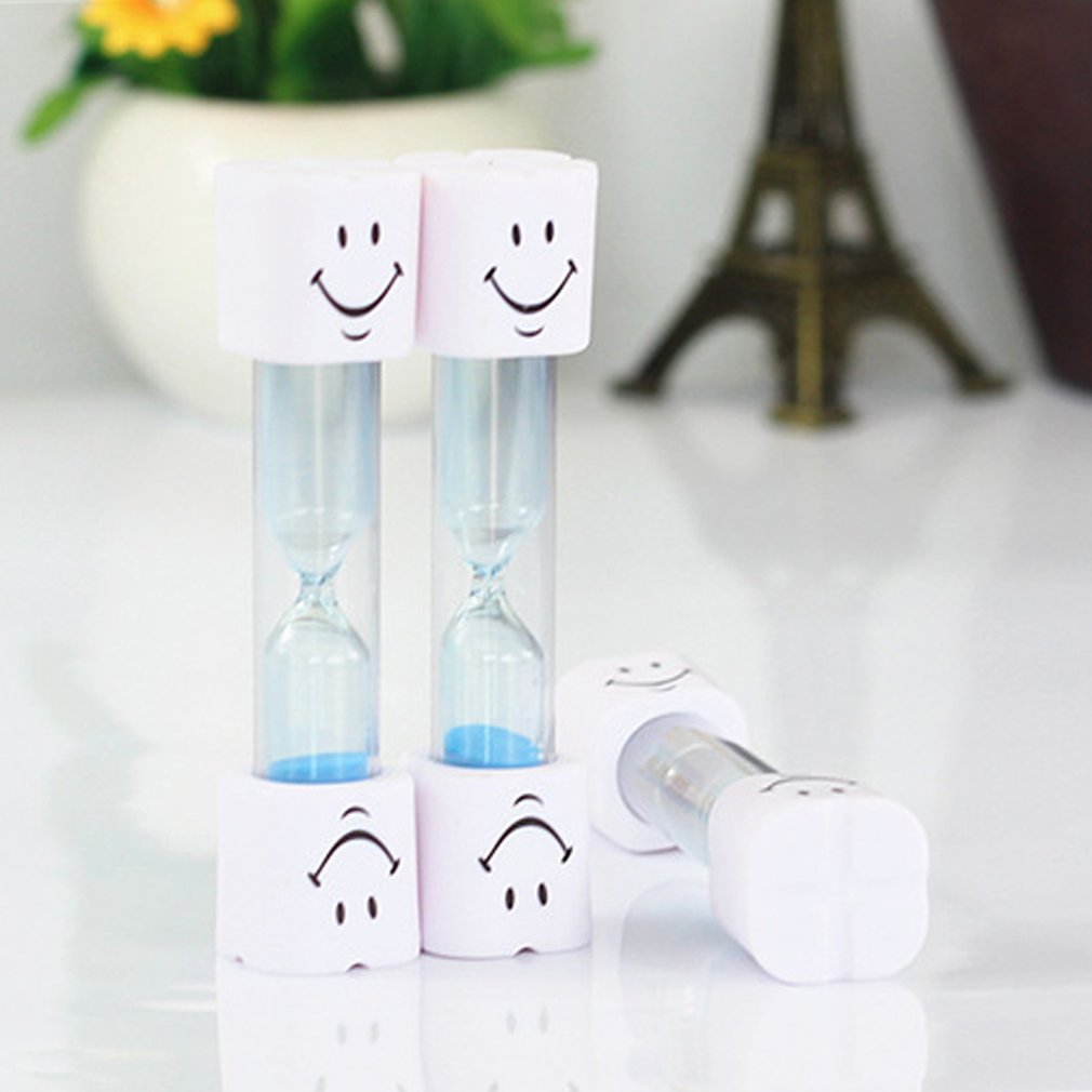 Lovely Smile Face Timer 3 Minute Teeth Toothbrush Brushing Timer Mini Smiling Face Hourglass Sand Clock Timer