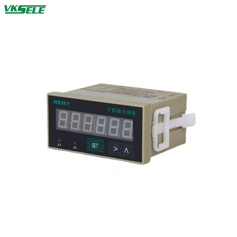 HB961 6 digit led counter grating encoder display pulse counter meter