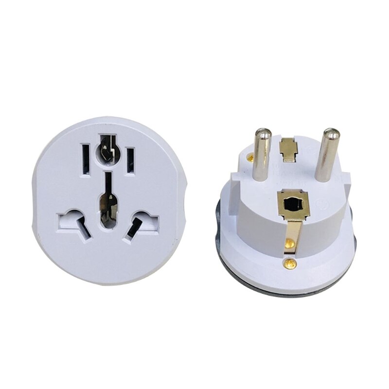 16A Germany/Europe Outlet Plug Adapter from USA to Eu Travel Power Plug Adapter