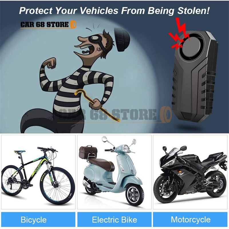 Car Alarm, 110dB Loud Security System With Wireless Remote