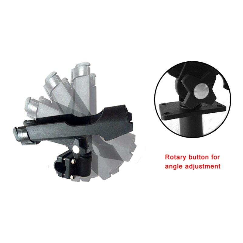 Kayak Canoe Boat Fishing Rod Rack Holder Rest Adjustable Removable 360 Degree Bracket Holder Boat Accessories