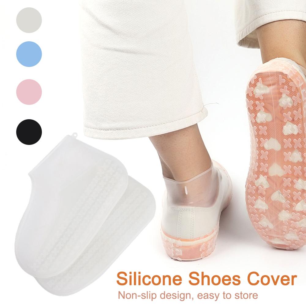 2019 nuovo copriscarpe impermeabile in Silicone da esterno antipioggia escursionismo antiscivolo 4 colori