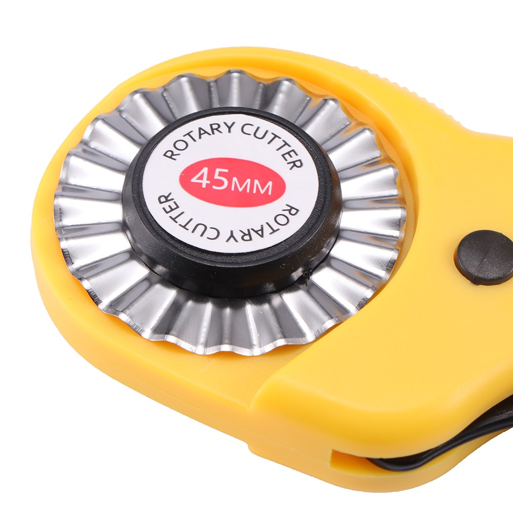 LeatherCraft 45mm Rotary Cutter Leather Cutting Tool Fabric Cutter Wheel Circular Blade DIY Patchwork Sewing Quilting for Olfa