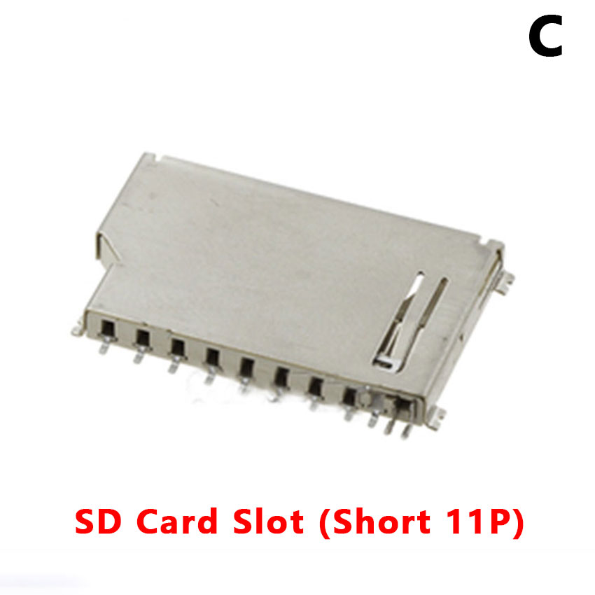 5PC SD/MINI/TF/SIM/MICRO Card Holder Card Slot Card Holder Mobile Phone Memory Card Holder With Self-Elastic Long And Short Body: Lavender