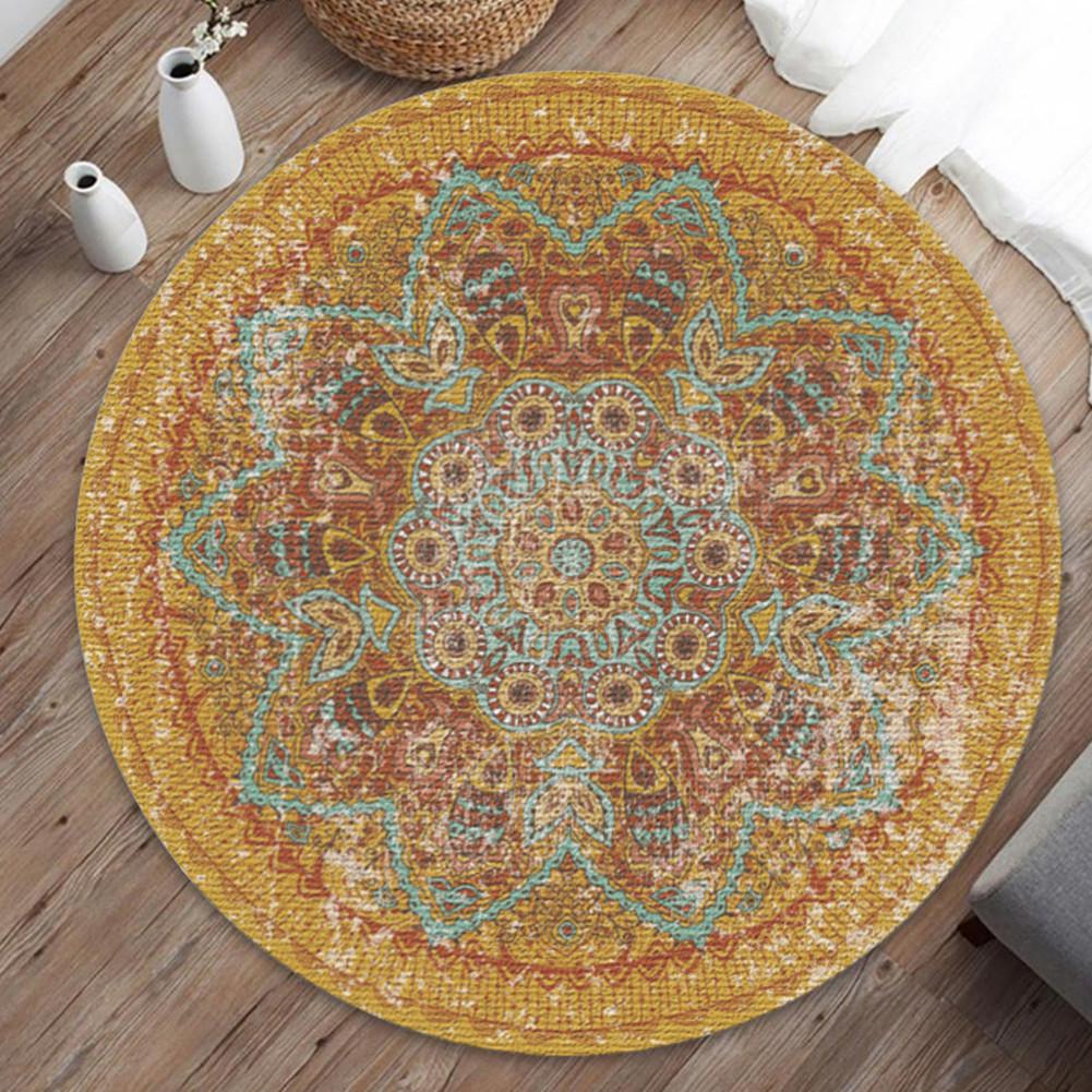 Home Decorative Round Carpet Area Rugs Bedroom Anti-slip Floor Mat 40CM: Style 4