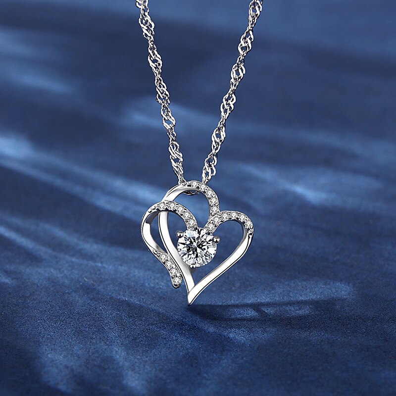 Double The Love Pendant Necklace main image 1