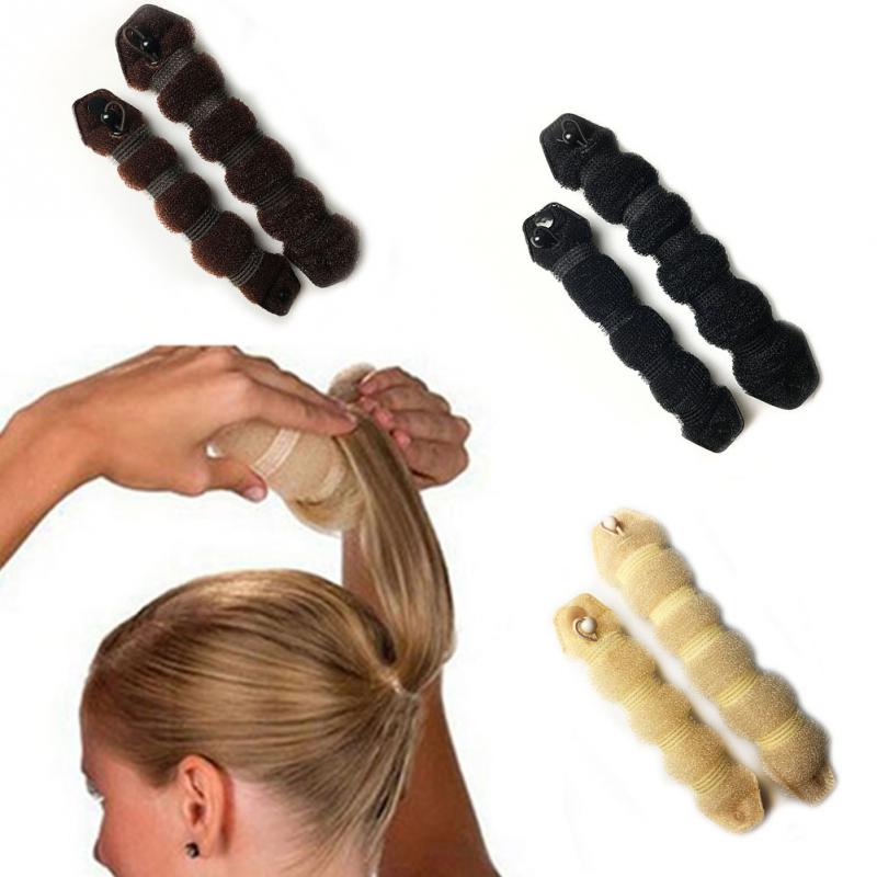 2 stks/set Brood Roll Hair Curler Beauty Fabrikant Curler Haar Kapsel Braider Magic Spons DIY Haar Styling Tools