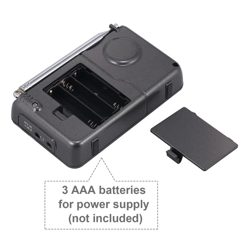 Portable Radio Am/Fm/Sw Pocket Radio With Lcd Screen Multi-Band Digital Stereo Dsp Radio Receiver