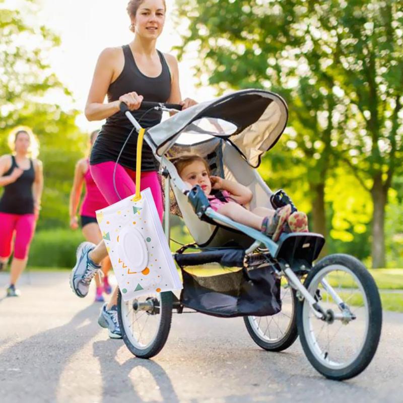 Portable Wipe Container Case EVA Wet Tissue Bag for Stroller Cosmetic Pouch