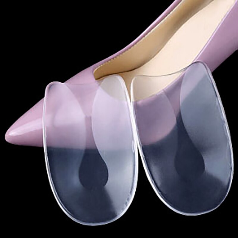 Silicone Gel U-Shape Heel Cushions For Shoes Plantar Fasciitis Heel Protector Heel Spur Cushion Pad Shoe Inserts