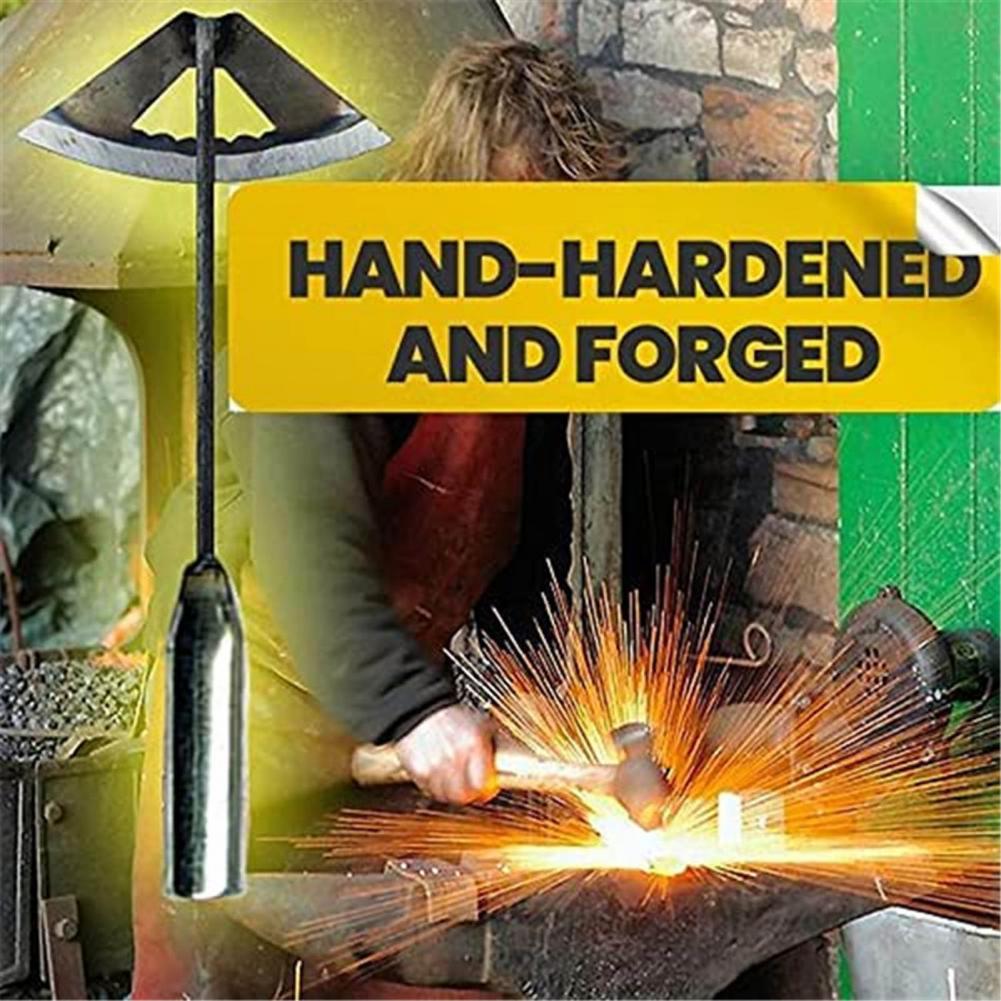 Garden Hoeing Multifunctional Thickened Weeder Gardening Backyard Weeding Small Hoe for Use Small Weeder