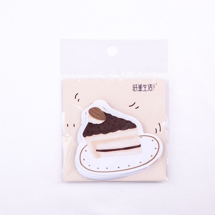 30 pcs Cute Notepad Cartoon Food Series Sticky Not... – Vicedeal