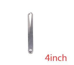 Keramische Remklauw Gebogen Buiten Remklauw Klem Rechte Been Inner Card Sculptuur Keramische Meten Aardewerk Tool 4-12Inch: S 4INCH