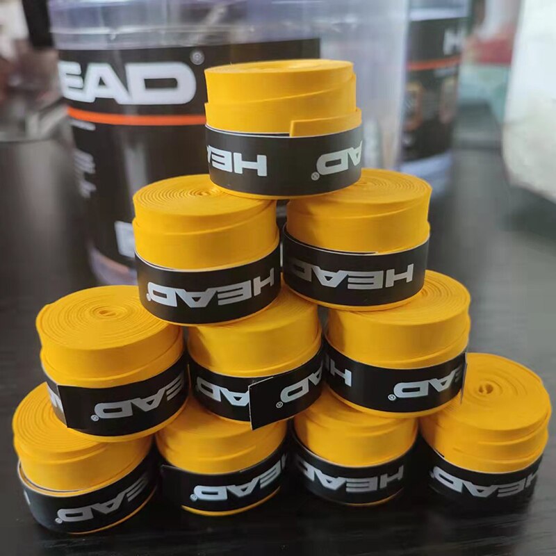 10 sztuk szef Tenis Overgrip opaska do tenisa absorbowany Tap Tenis rakieta amortyzator Padel Overgrip Tenis Grip Tenis Dropshipping: Dry Yellow