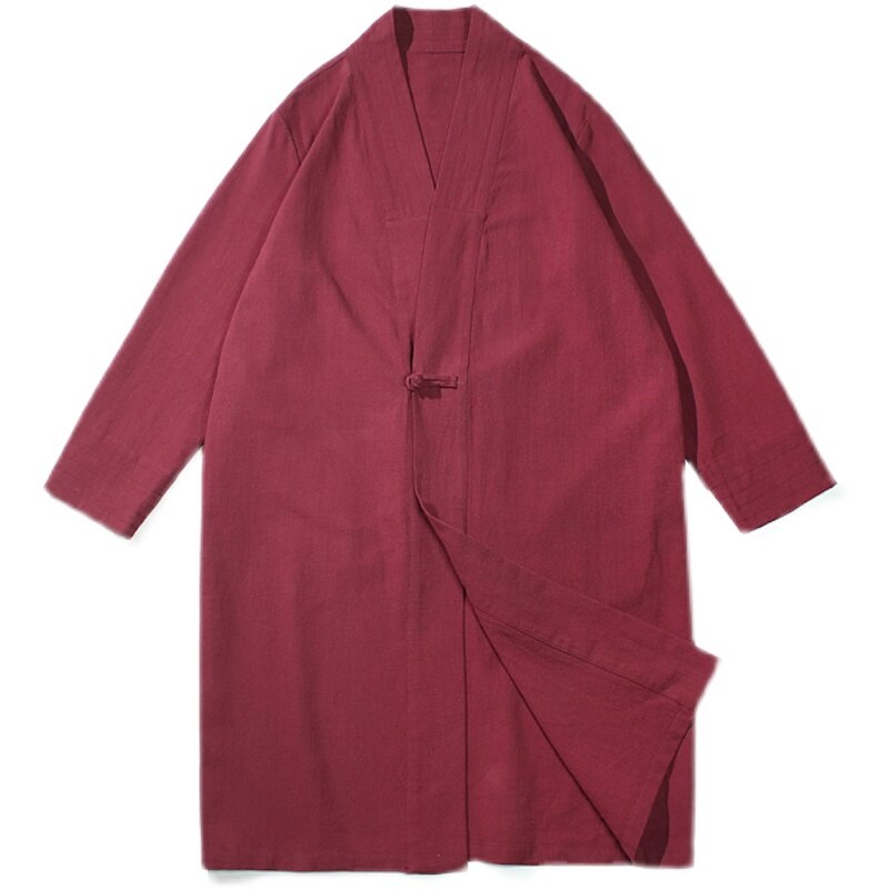 Traditional Chinese Clothing For Men Robe Hanfu Plus Size Black Gown Jacket Harajuku Traditional Dresses Male Cardigan